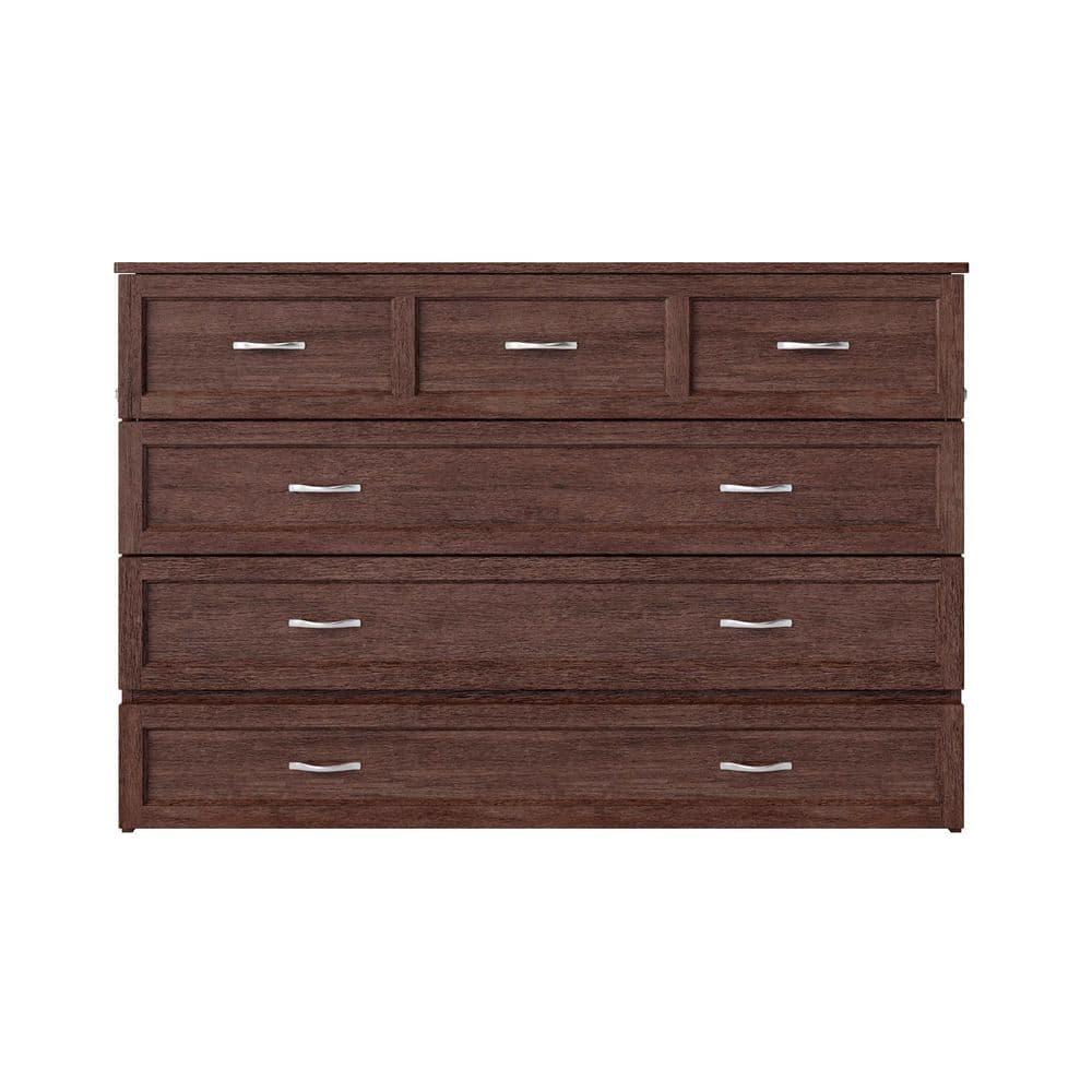 Queen Deerfield Murphy Bed Chest with Charging Station - AFI Atlantic Furniture