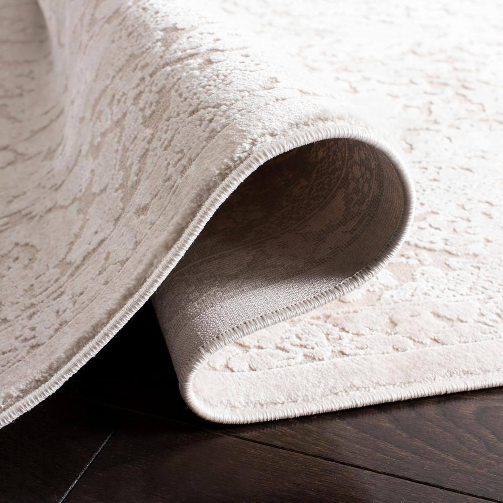 Reflection RFT667 Power Loomed Area Rug - Creme/Ivory - 4'x6' - Safavieh.