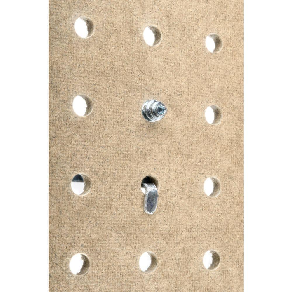 Triton Products 24inch x 48inch White Tempered Wood Pegboards 4 Pack