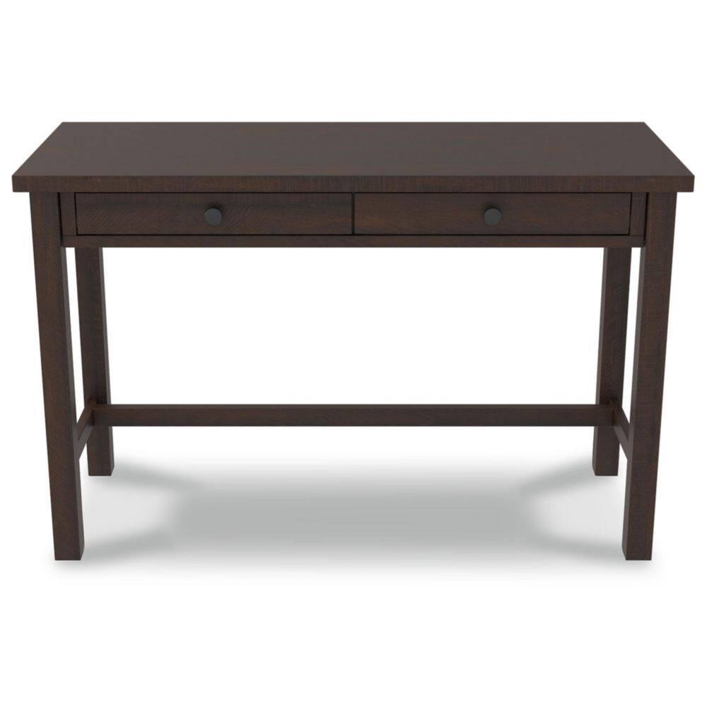 Signature Design by Ashley Casual Camiburg 2 Drawer Home Office Desk, Warm Brown