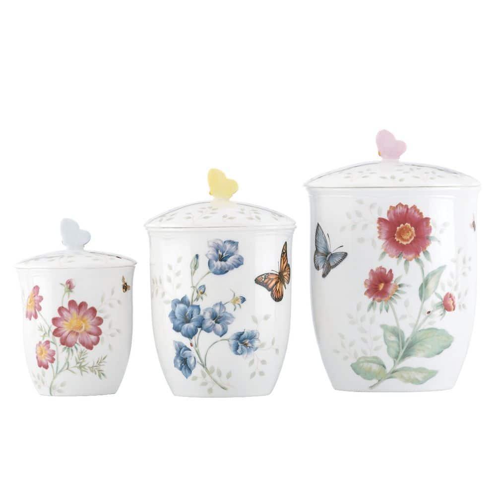 Lenox Butterfly Meadow 3-Piece Canister Set