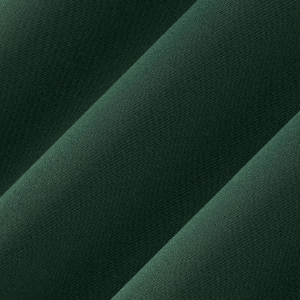 40"x95" Sun Zero Blackout Kenneth Energy Saving Grommet Curtain Panel Evergreen: Modern, Thermal Insulated, Noise Reduction