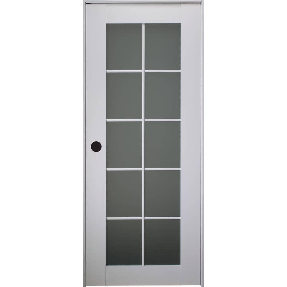 Belldinni Smart Pro 10 Lite DIY-Friendly Manufactured Wood and Glass Single Prehung Interior Door
