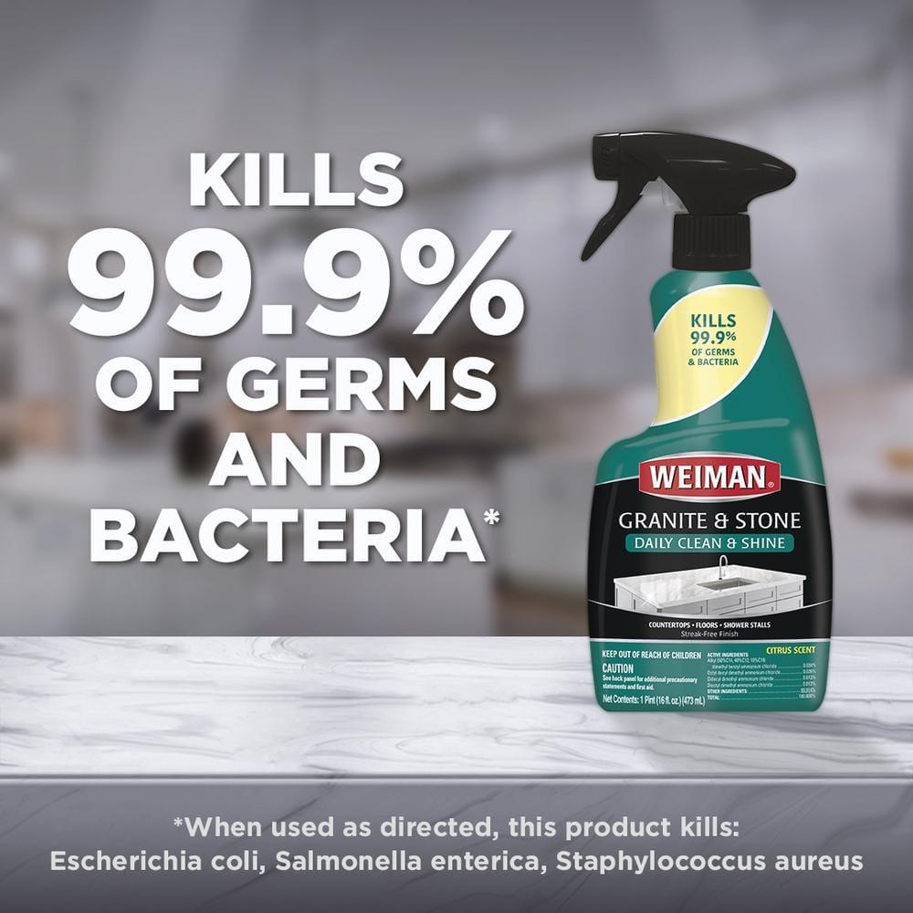 Weiman Granite & Stone Daily Clean & Shine with Disinfectant - 24oz