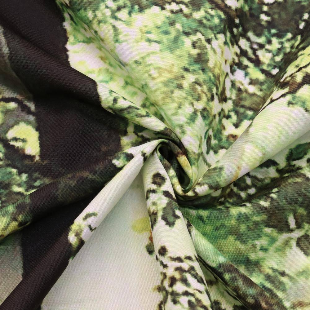 Habitat Photo Real Colorful Forest Pole Top Light Filtering Decorative Curtain Pair Each 38" x 84" Multicolor