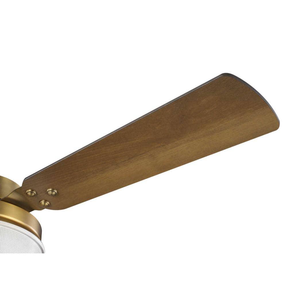 P2578-16330K-Progress Lighting-Tempt - Wide - Ceiling Fan - 1 Light - Handheld Remote in Transitional style - 52 Inches wide by 14.75 Inches