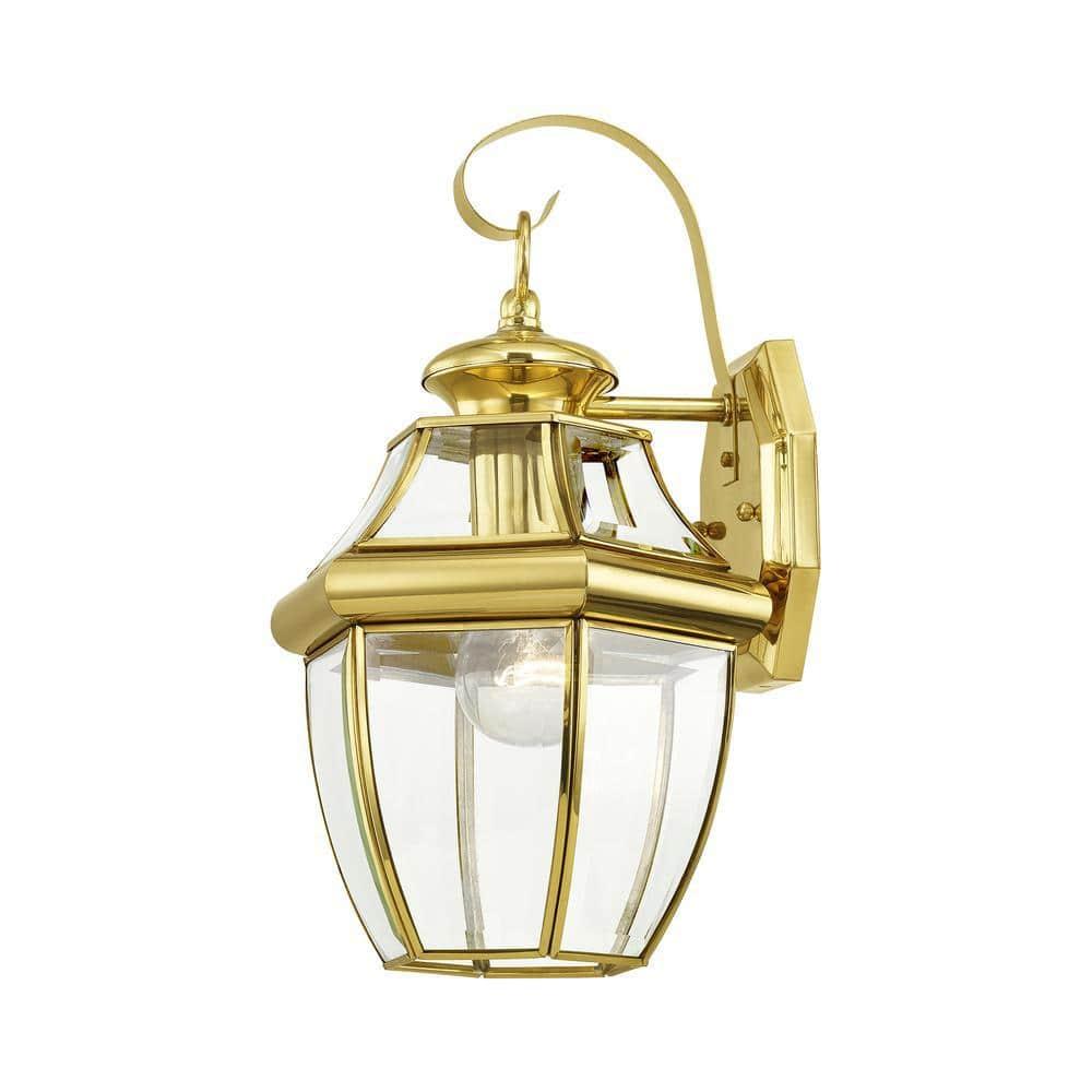 Livex Lighting Monterey 1 - Light Wall Light in  Polished Brass