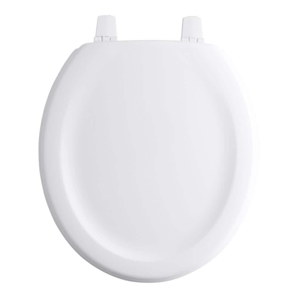 Stonewood Compression-Molded Wood Toilet Seat with Color-Matched Plastic Hinges