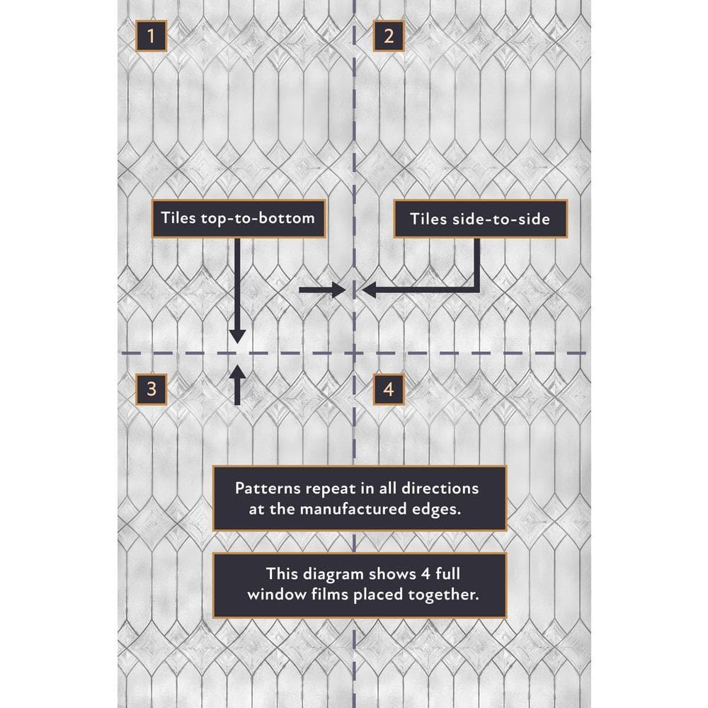 Artscape Palm 24 In. x 36 In. Window Film
