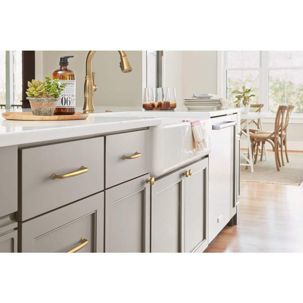 Amerock Renown 3-3/4 inch (96mm) Center-to-Center Champagne Bronze Cabinet Pull
