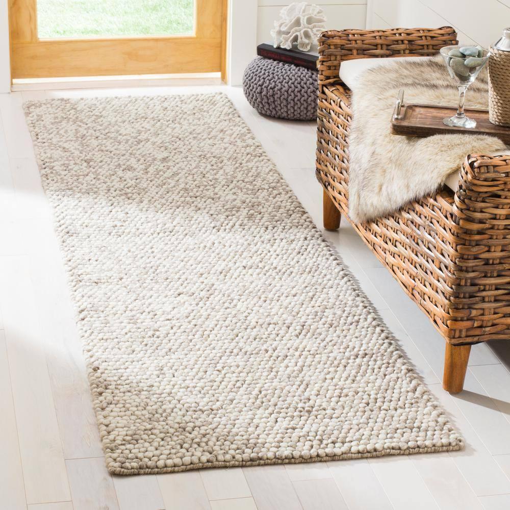 Natura NAT620 Hand Woven Runner Rug - Beige - 2'3"x18' - Safavieh.