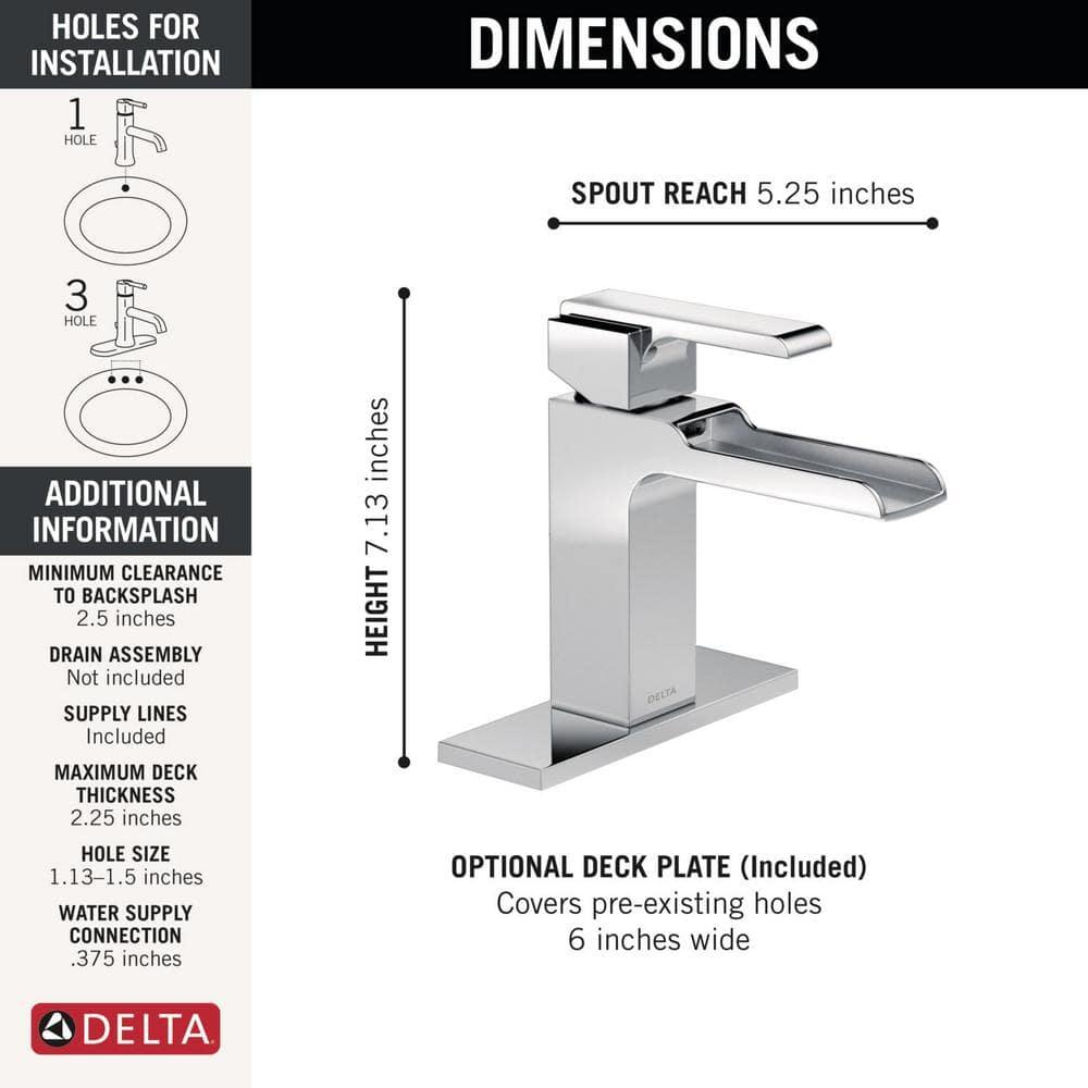 Delta Ara Single Hole Bathroom Faucet 568LF-LPU