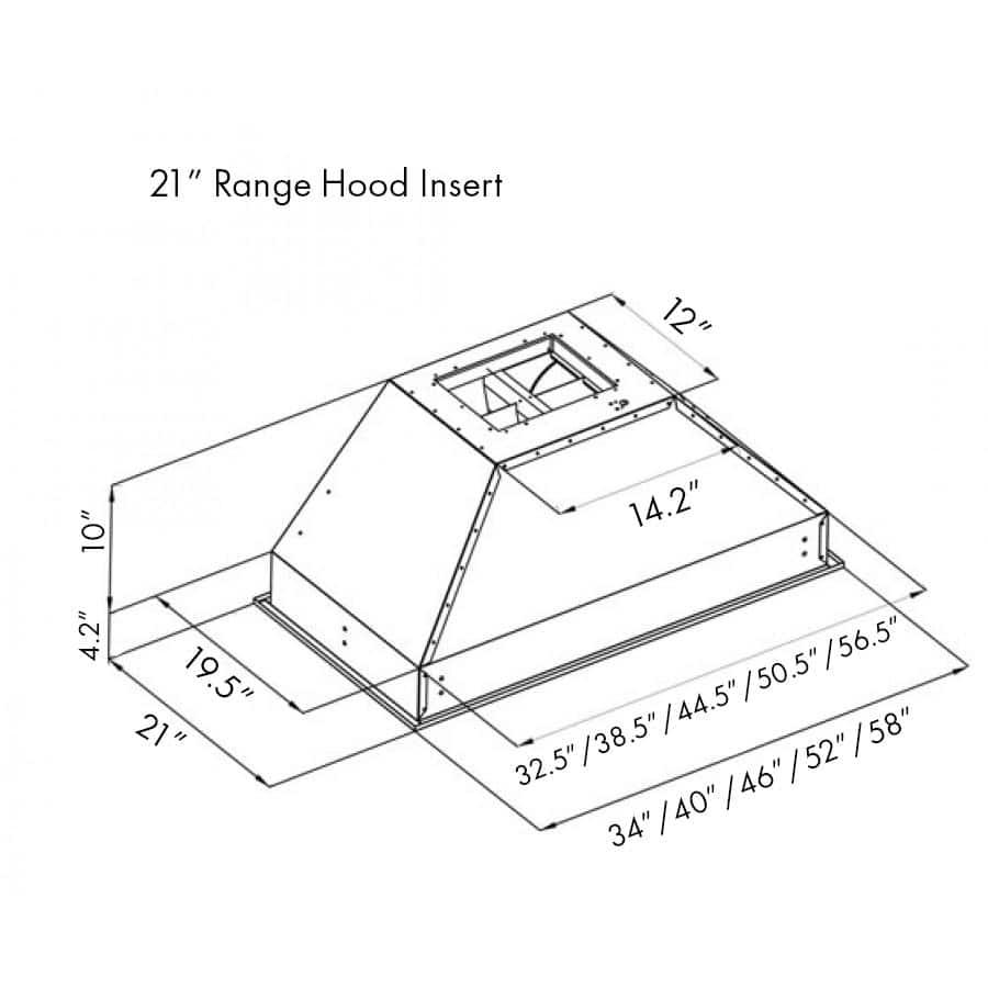 ZLINE 700 CFM Ducted Under Cabinet Range Hood in Brushed Stainless Steel
