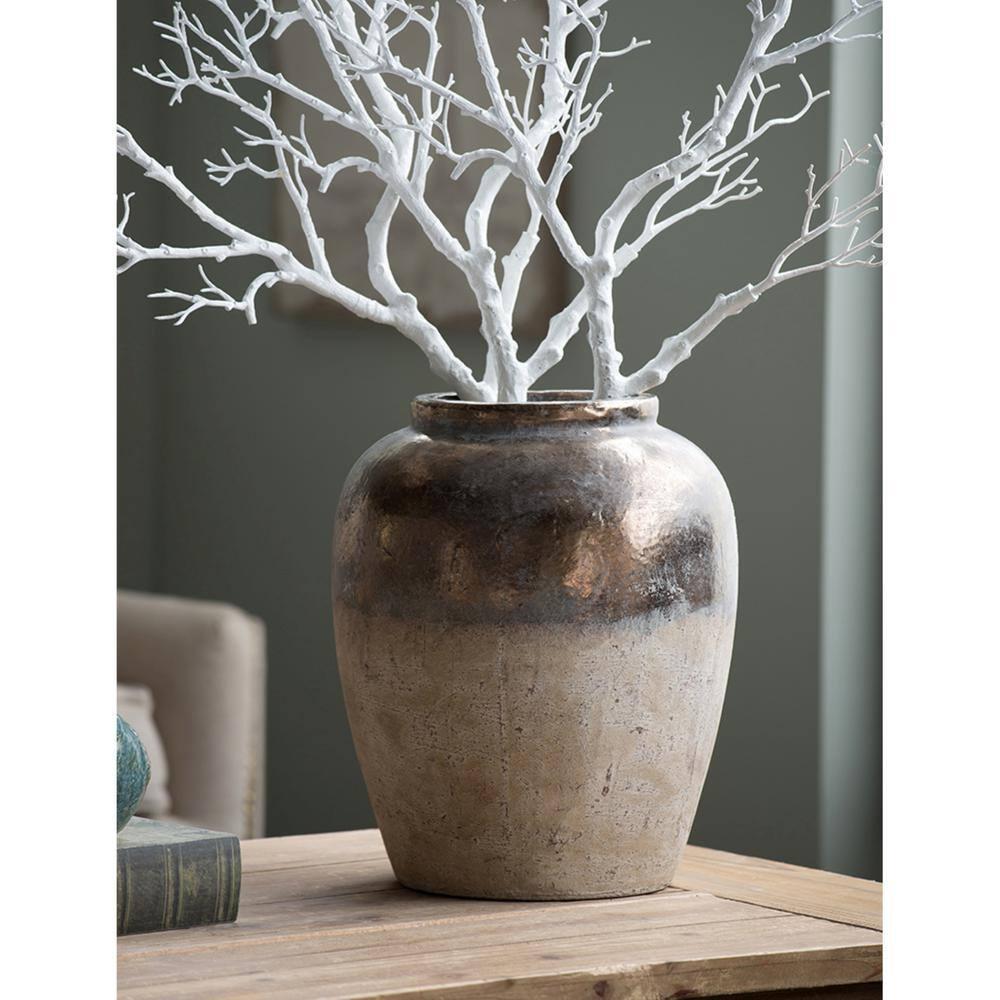 Libra 15.8'' Handmade Terracotta Table Vase