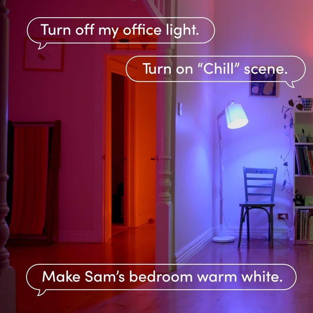 LIFX Color A19 800 lumens, Billions of Colors and Whites, Wi-Fi Smart LED Light Bulb, No Bridge Required, Works with Alexa, Hey Google, HomeKit and Siri (2-Pack)