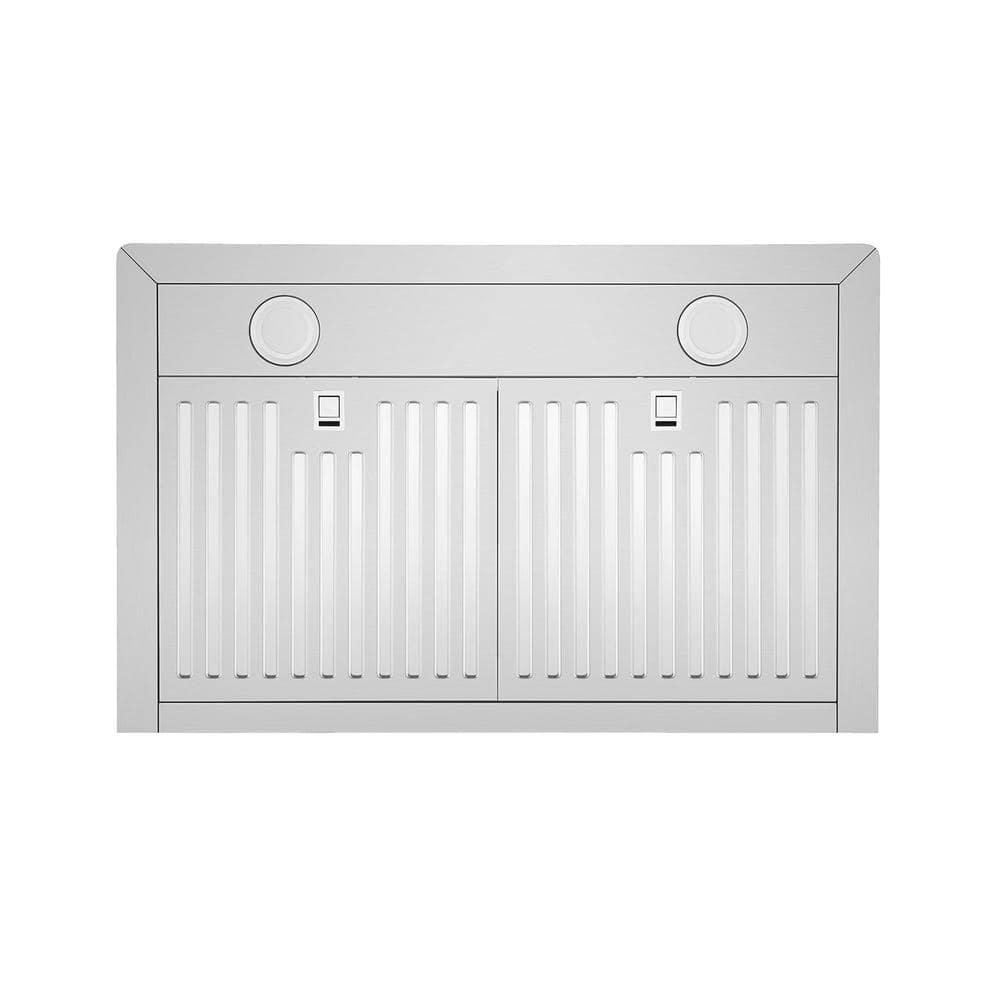 Empava 30" Stainless Steel 400 CFM Ducted (Vented) Wall Range Hood with Baffle Filter