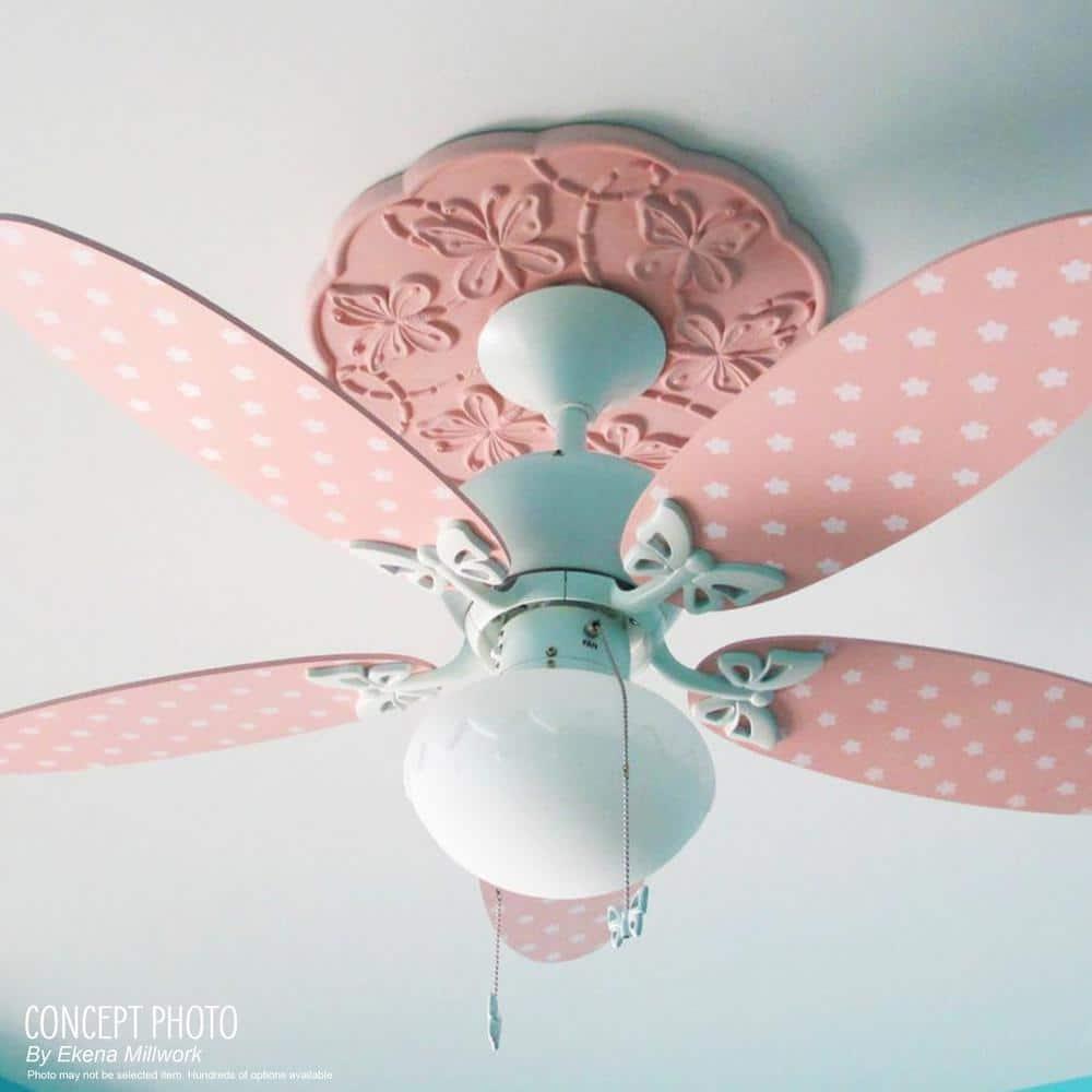 Rose and Ribbon Ceiling Medallion