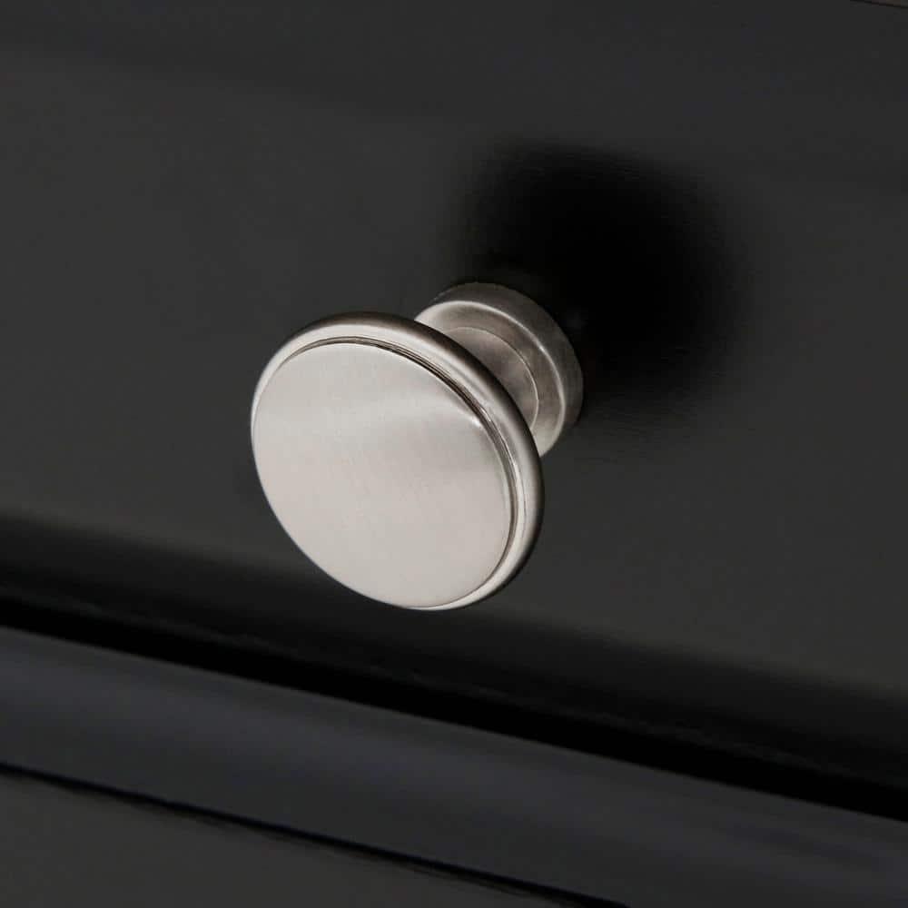 Wood Top Portable Kitchen Cart Wood/Black - Crosley: Traditional Farmhouse Design, Adjustable Shelf, Wheeled Storage Island