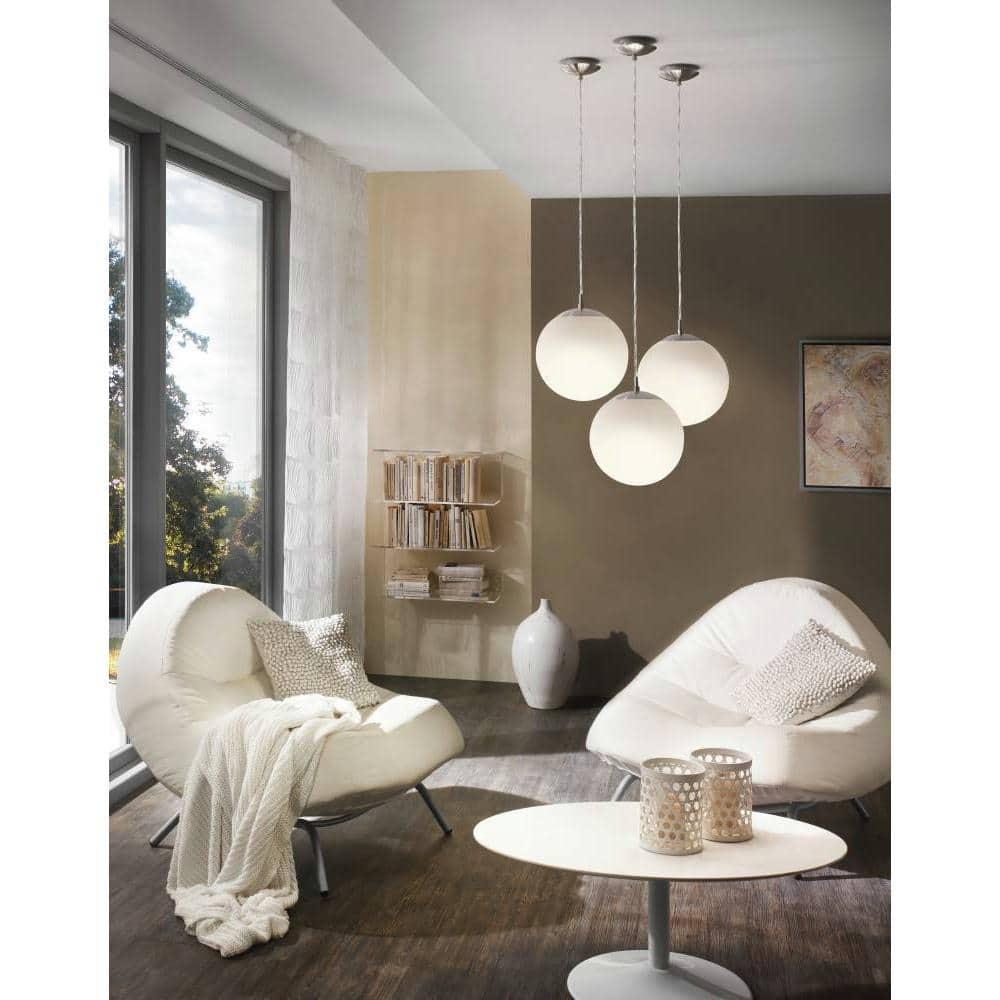 85263A-Eglo Lighting-Rondo - 1 Light Pendant In Mid-Century Modern Style-12.38 Inches Tall and 11.75 Inches Wide     -Traditional Installation