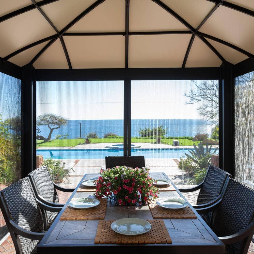 Paragon-Outdoor Siena Dome Roof Aluminum Patio Gazebo