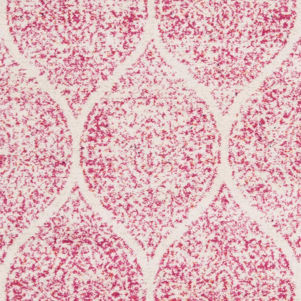 Madison MAD604 Power Loomed Indoor Area Rug - Cream/Fuchsia - 5'3"x7' - Safavieh