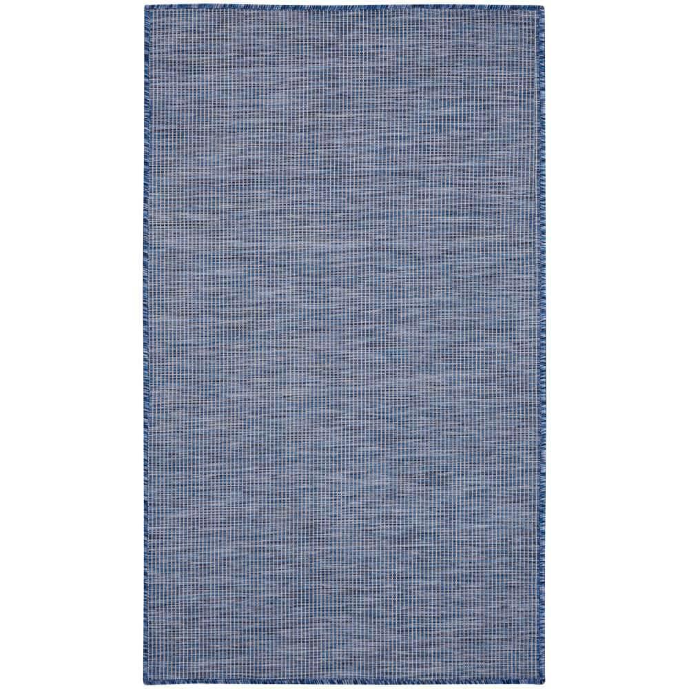 Nourison Positano POS01 Indoor/outdoor Area Rug - Navy Blue 3' x 5'