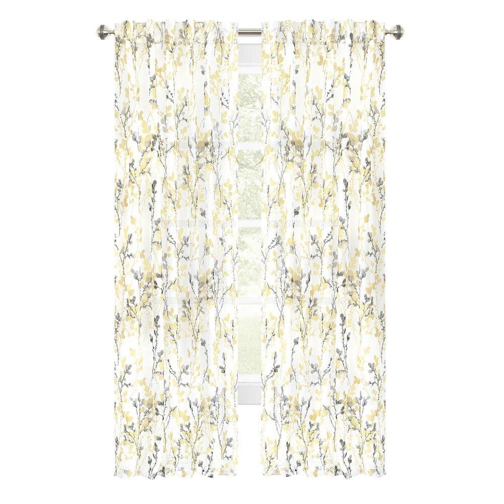 Red Barrel Studio® Molineux Polyester Semi Sheer Curtain Single Panel