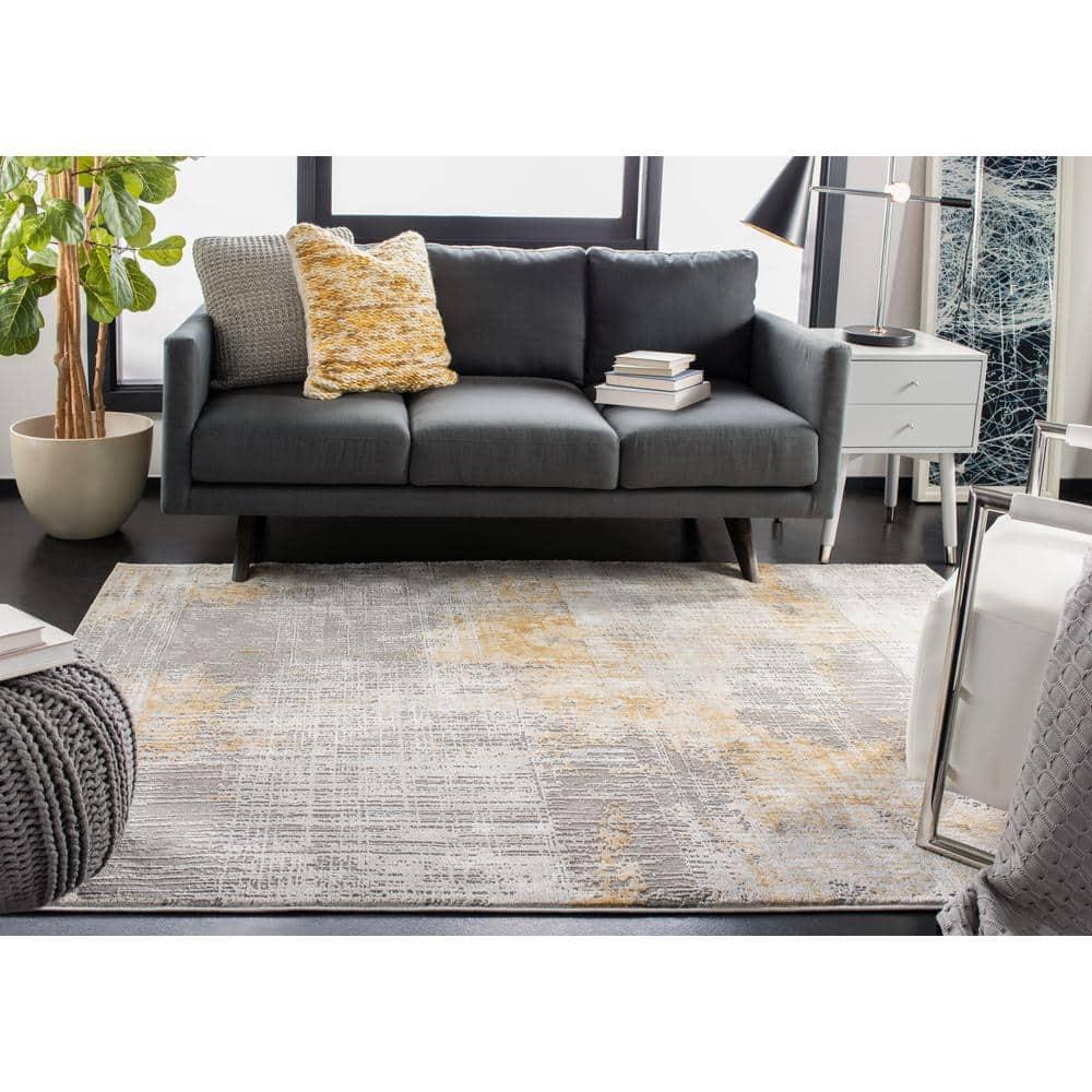 Craft CFT874 Loomed Indoor Area Rug - Grey/Beige - 5'3"x5'3" - Safavieh