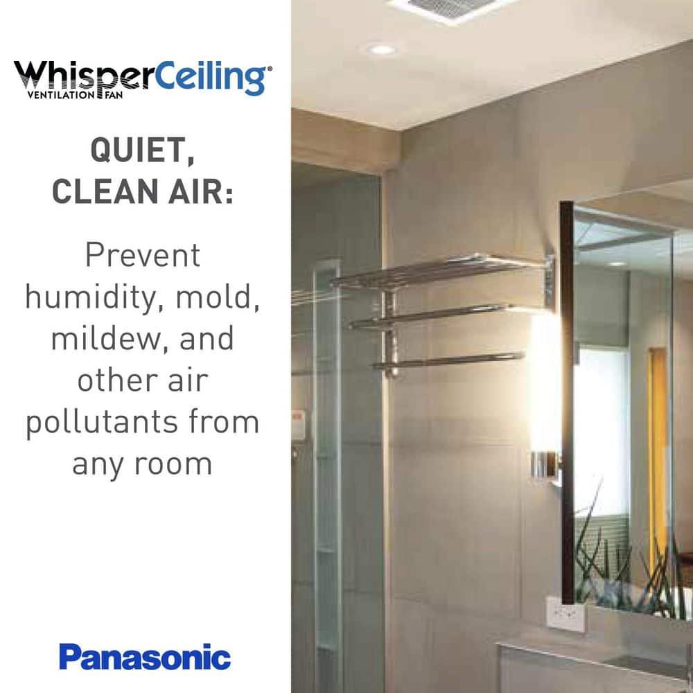 Panasonic WhisperCeiling Bathroom Exhaust Fan, 290 CFM, FV-30VQ3