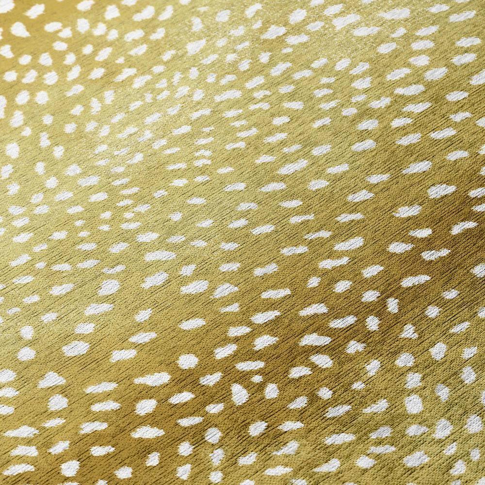 Addison Rugs Indoor/ Outdoor Addison Safari Gazelle Animal Print Washable Area Rug 1'8" x 2'6" - Gilded