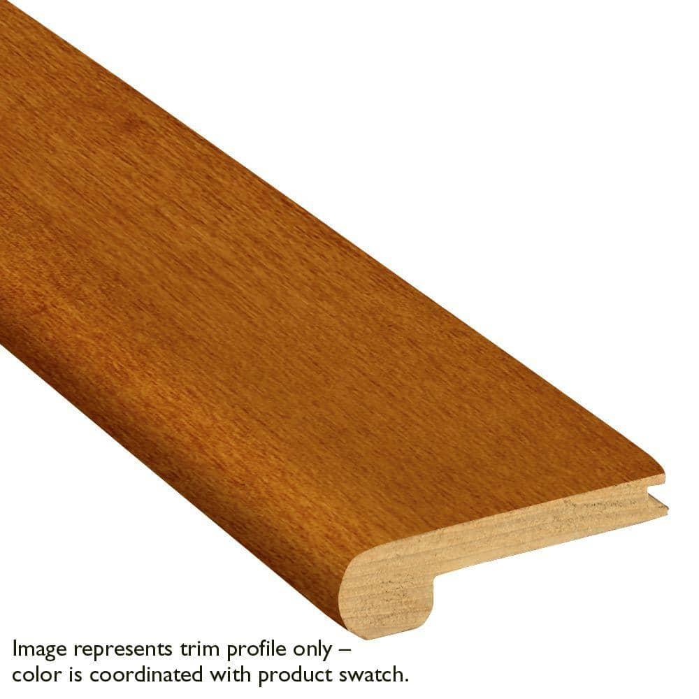 Fawn Oak Prefinished Solid Wood Stair Nose Molding, 78 inches