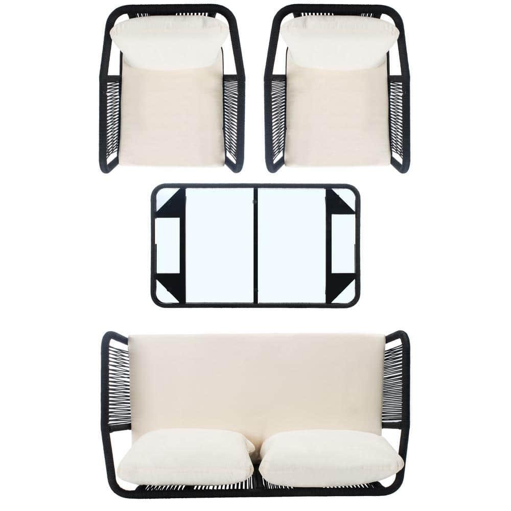 Highland Dunes Orme 4 Piece Rattan Sofa Seating Group with Cushions & Reviews | Wayfair