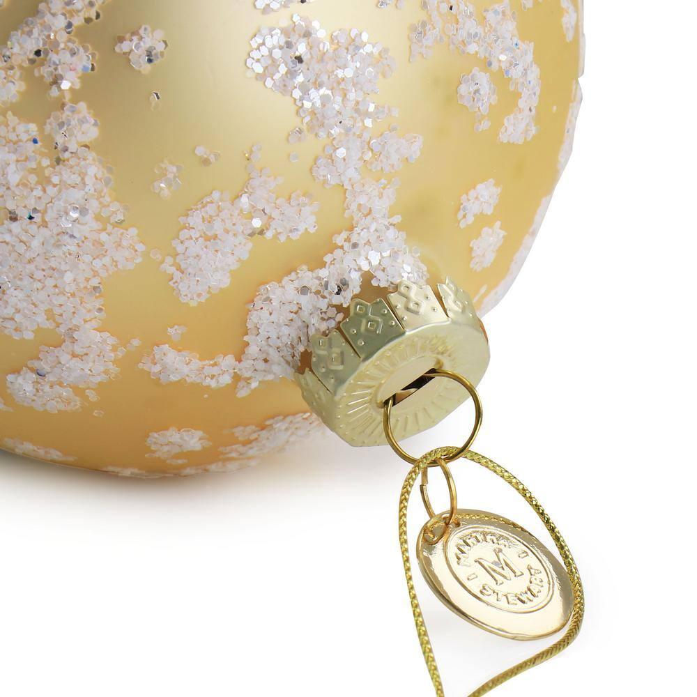 Martha Stewart 4 Piece Martha Stewart Ball Ornament Set