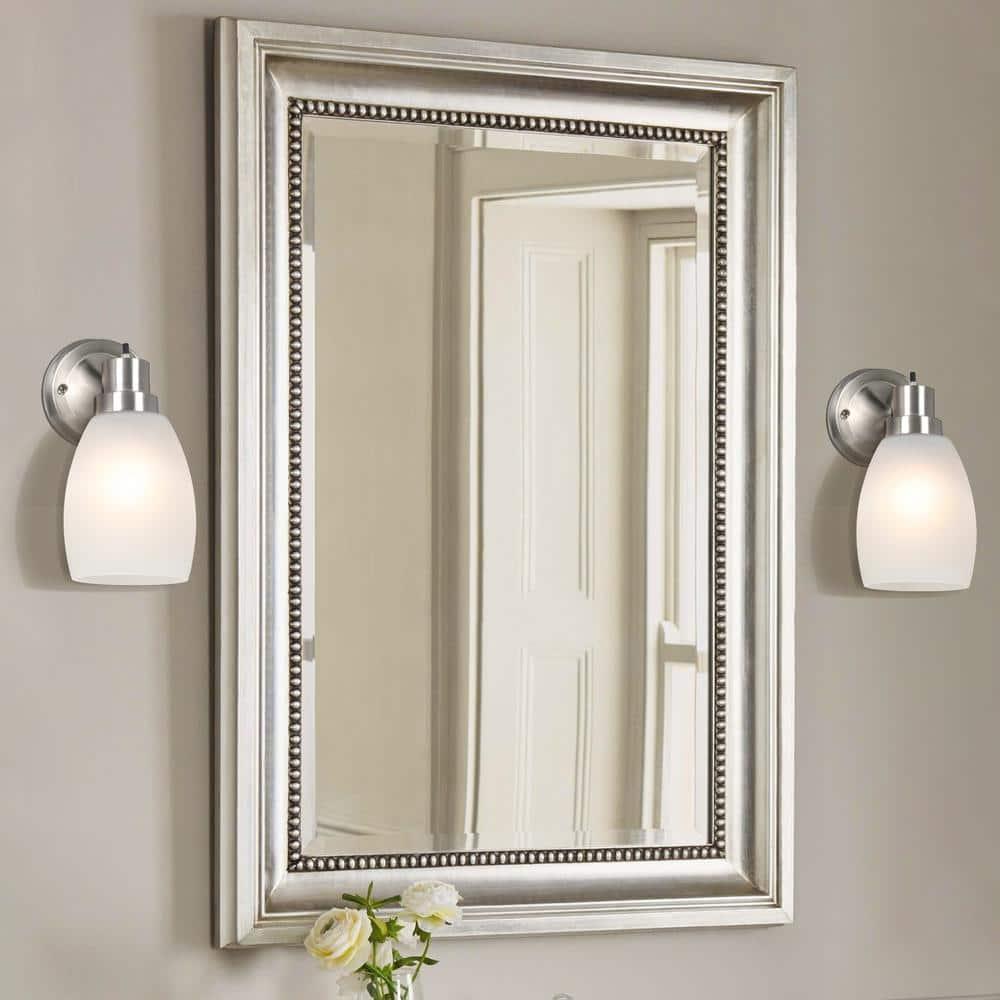 Design House  Lydia Wall Light in Satin Nickel
