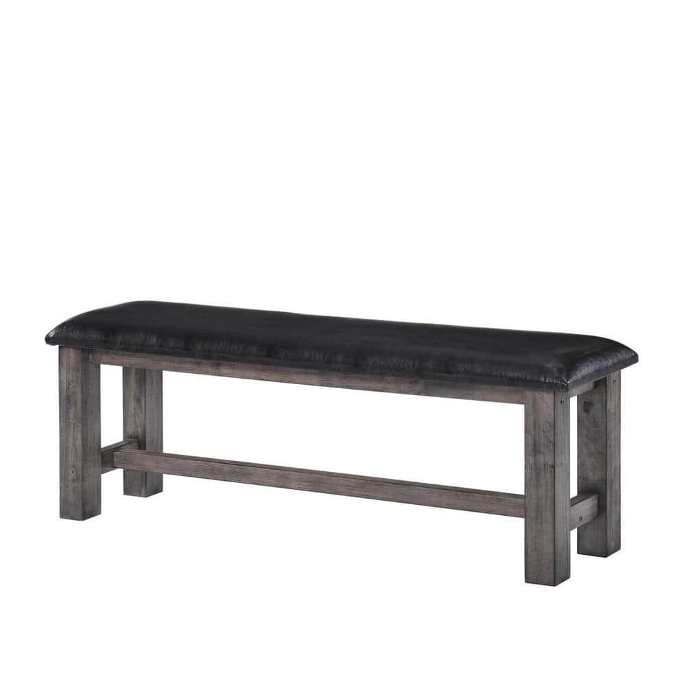 Grayson Dining  with Padded Seats 6PC Set in Gray