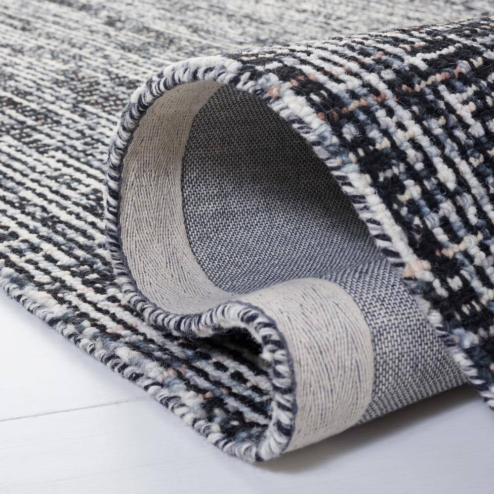 Abstract ABT468 Handmade Indoor Area Rug - Black/Grey - 8'x10' - Safavieh
