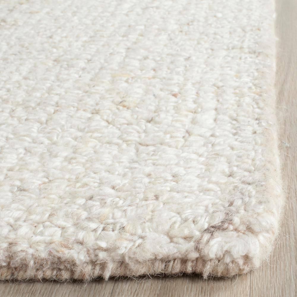 SAFAVIEH Abstract Bailey Striped Area Rug, Ivory/Beige, 10' x 10' Square