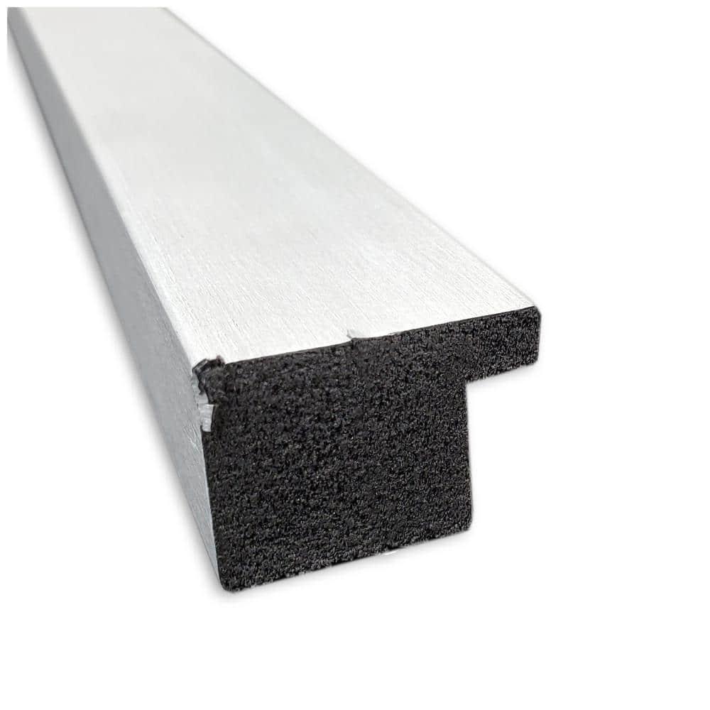 30" x 24" Grace Brushed Framed Bathroom Vanity Wall Mirror Nickel - Amanti Art: Modern Rectangle, No Assembly Required