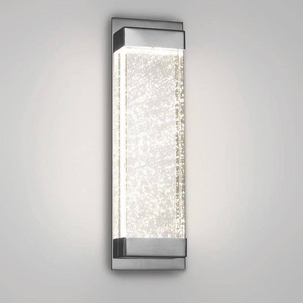 WAC Lighting Mythical 13" 1-Light LED 3000K Aluminum Wall Sconce in Nickel