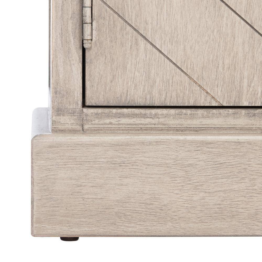 Peyton Greige Herringbone 2-Door Wooden Sideboard
