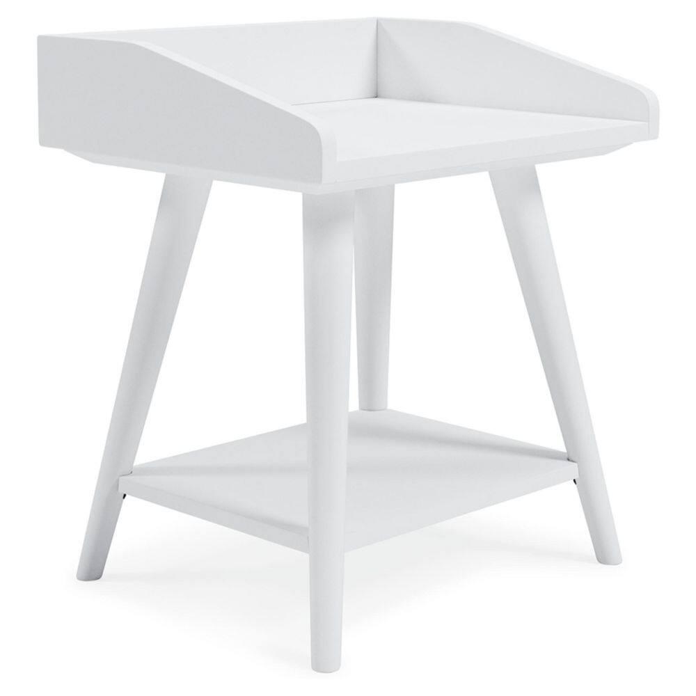 Signature Design by Ashley Casual Blariden Accent Table  White