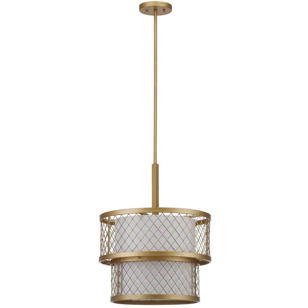 Evie Mesh Pendant Light - LIT4200 - Gold - Safavieh