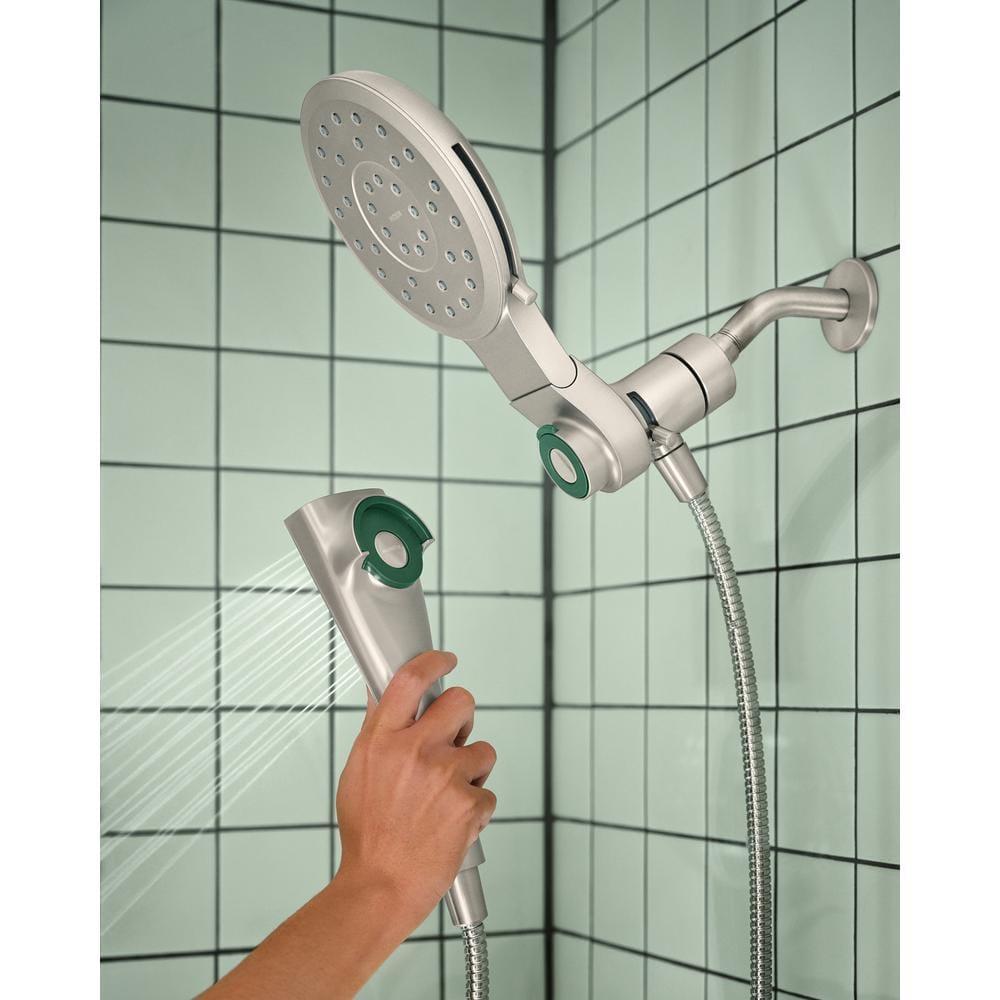 Verso 2.5 GPM Rainshower/Handshower Combination with Infiniti Dial and Magnetix Docking