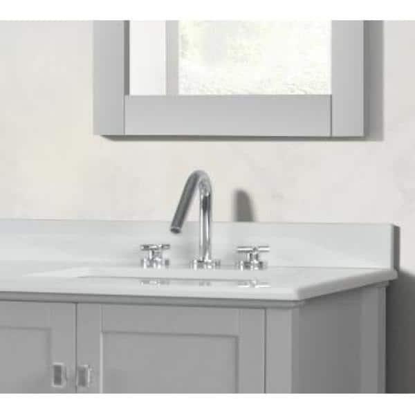 35" x 3.125" Stone Backsplash for Bathroom Vanity Top