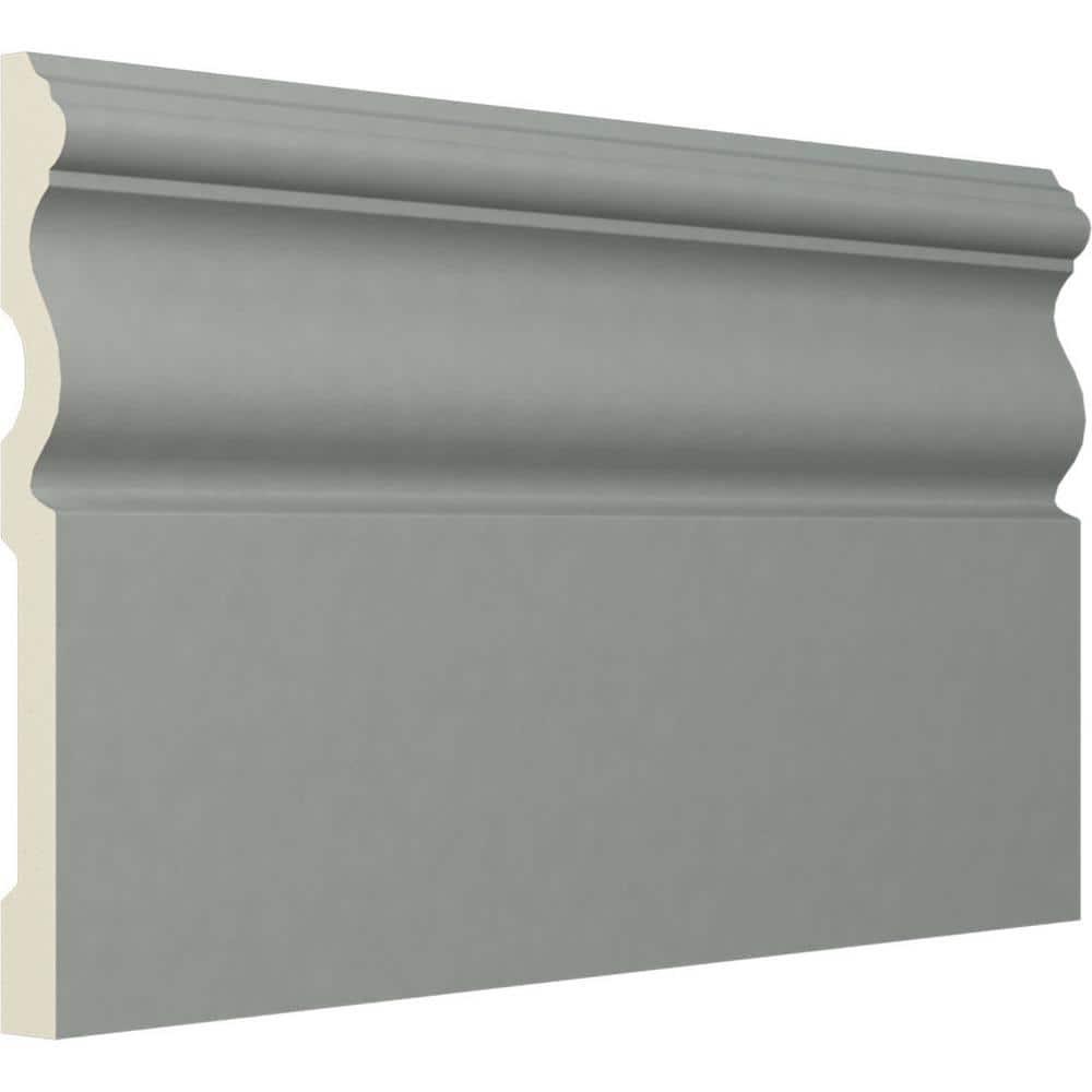 Ekena Millwork 5 7/8"H x 5/8"P x 94 1/2"L Bradford Baseboard Moulding