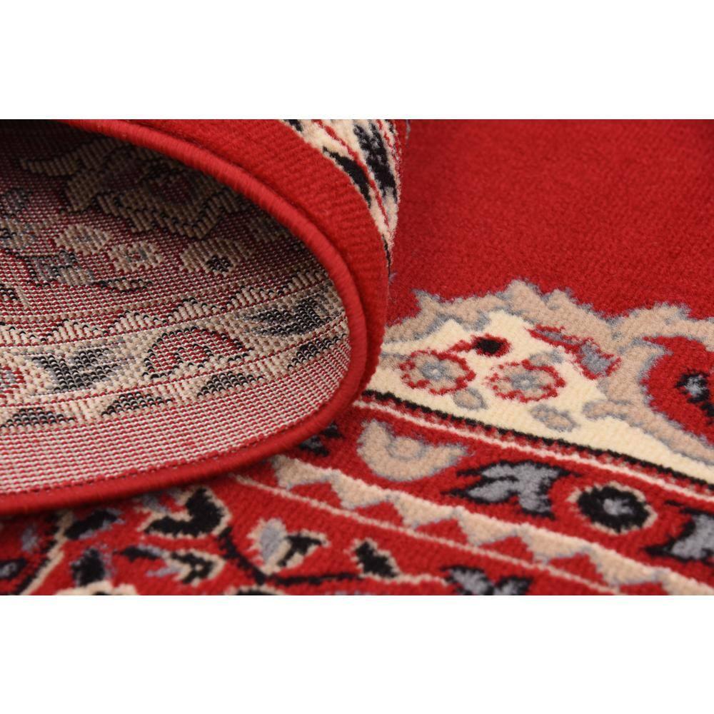 Rugs.com Amaya Collection Rug – 8' x 10' Red Medium Rug Perfect For Living Rooms, Large Dining Rooms, Open Floorplans