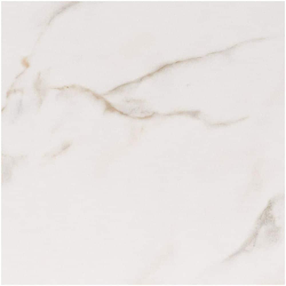 Ackland Zola 24 in. x 24 in. Polished Porcelain Marble Look Floor and Wall Tile