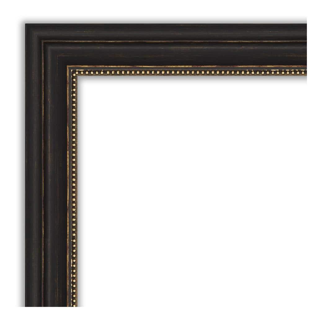 Amanti Art Accent 43.5-Inches x 33.5-Inches Framed Rectangle Bathroom Vanity Mirror ( Burnished Bronze )