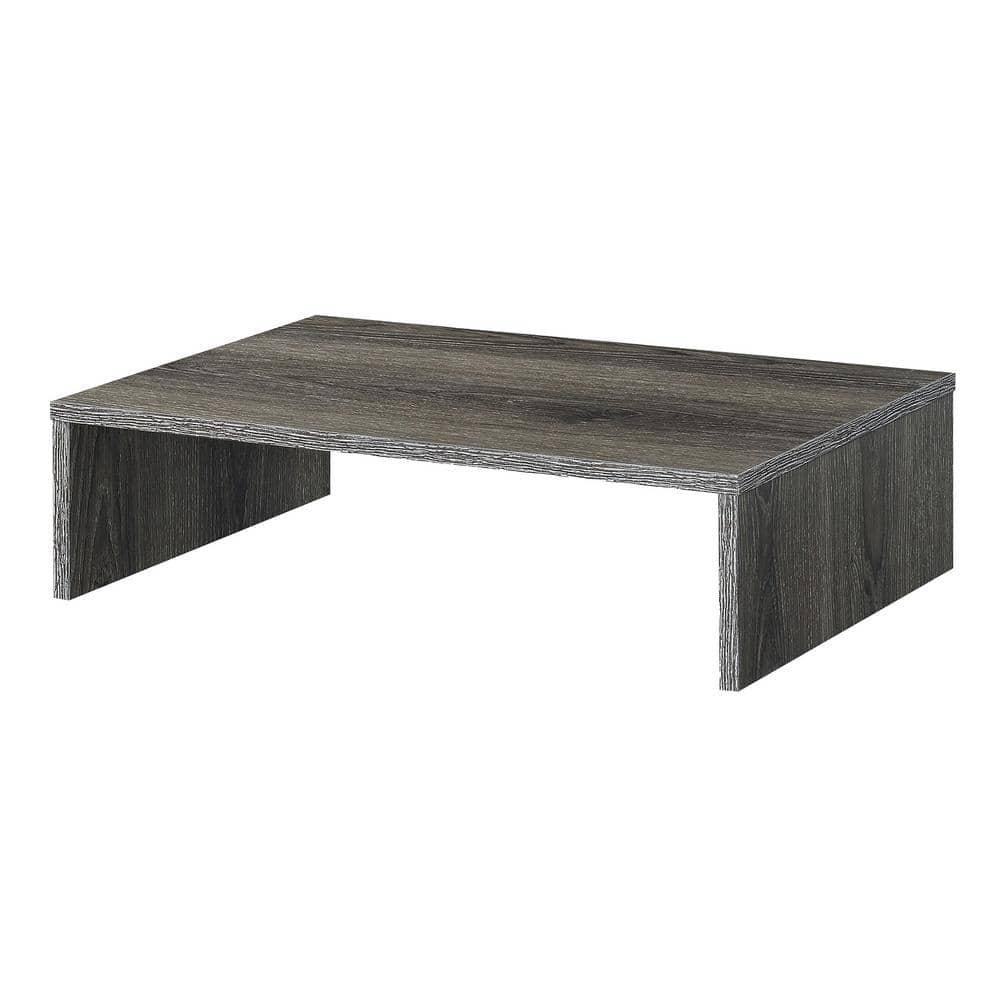 Convenience Concepts Designs2Go Small TV/Monitor Riser for TVs up to 26 inches, Weathered Gray