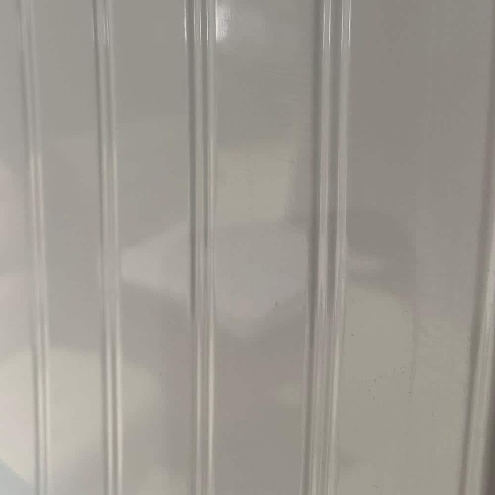 FromPlainToBeautifulInHours Beadboard - MirroFlex Faux Tin 4ft. x 8ft. Glue Up Wainscoting Panels - 96 sq.ft. (Set of 3)